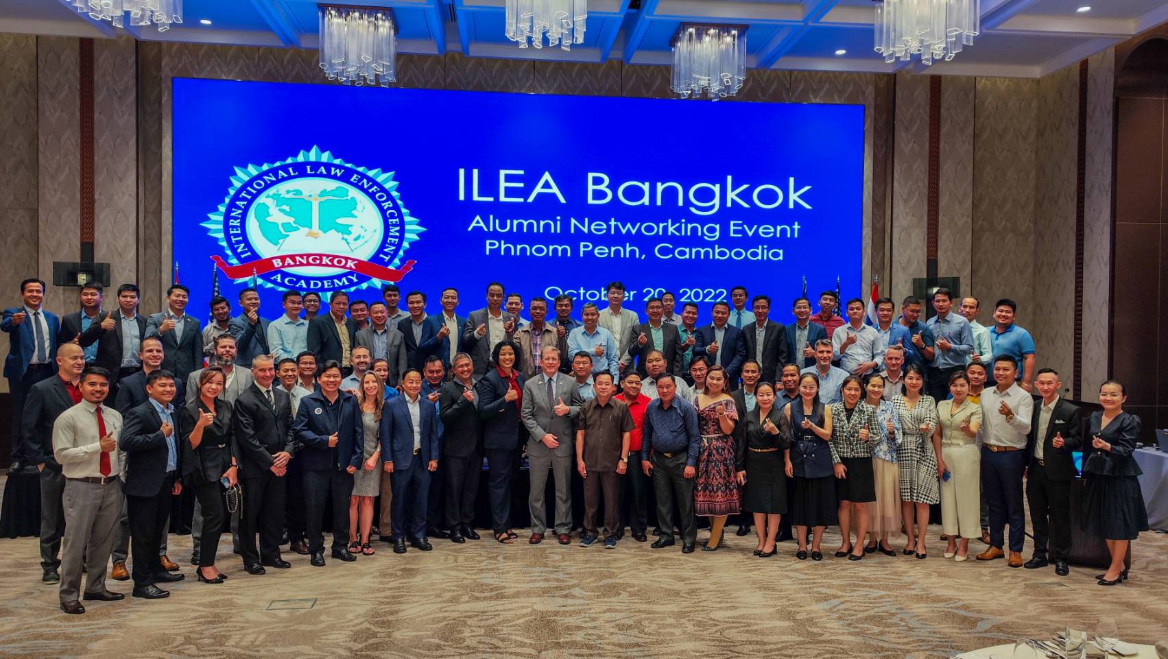 Group photo-ALumni Networking Event in Phnom Penh